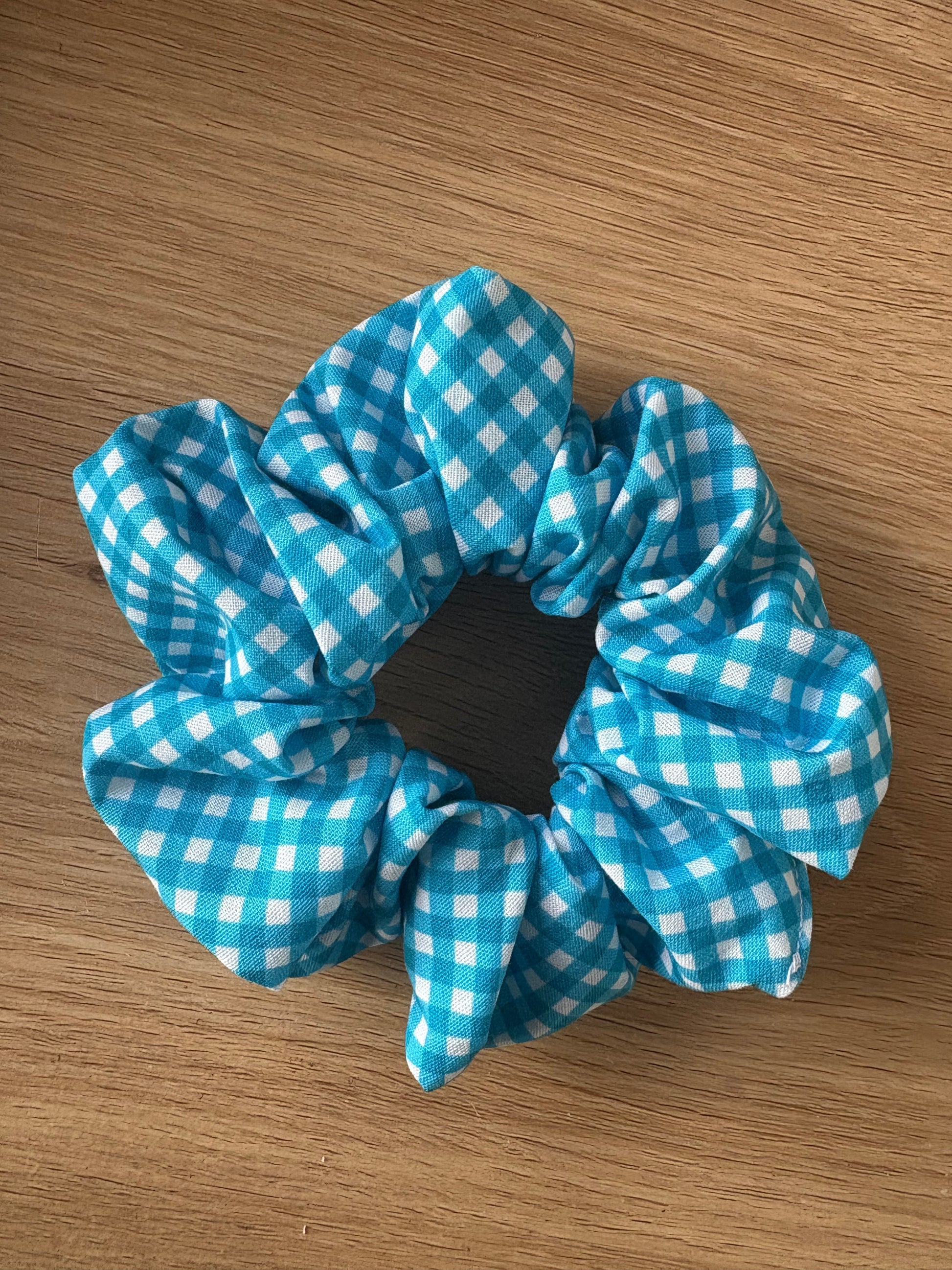 Gingham Scrunchie