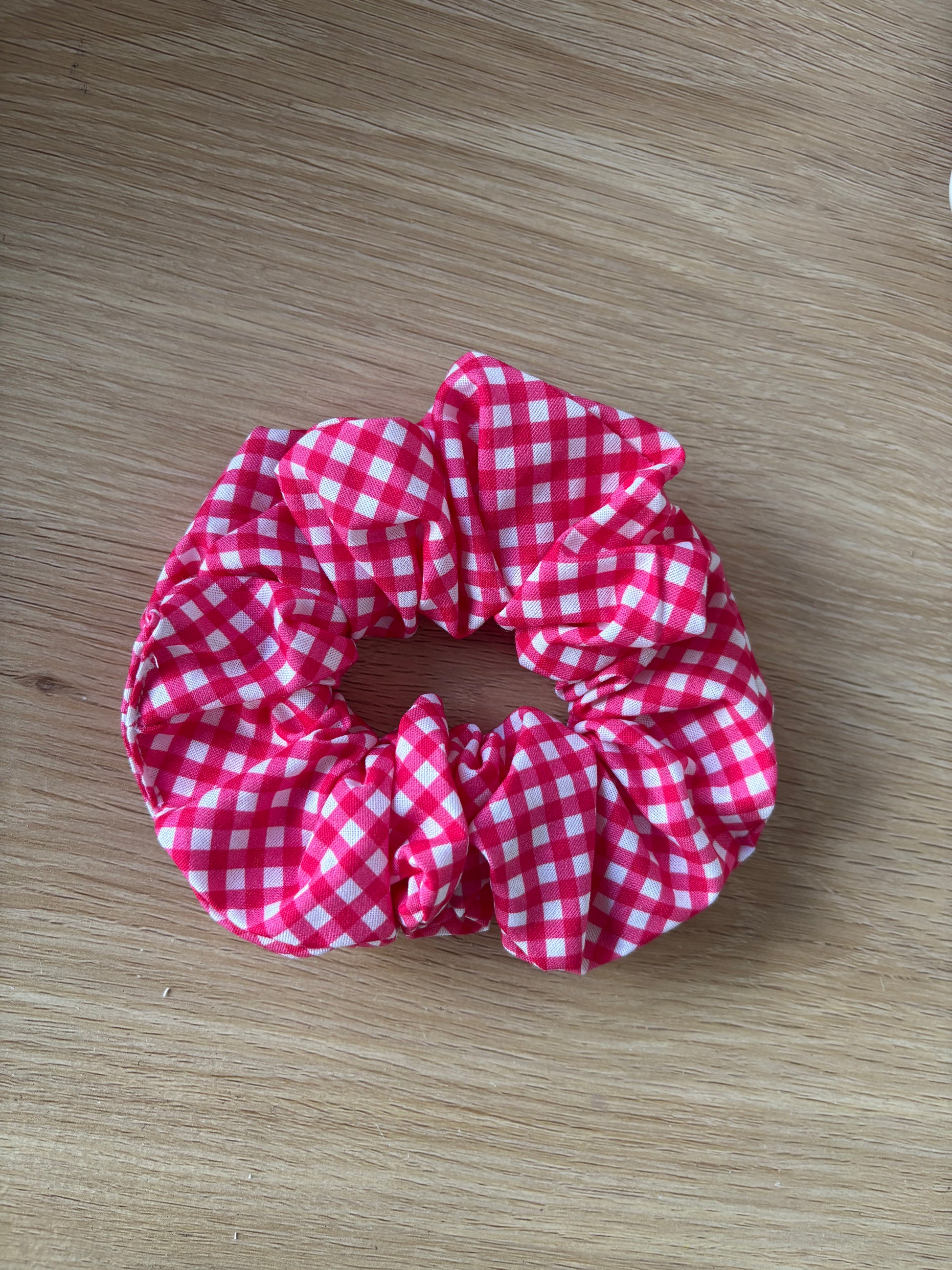 Gingham Scrunchie