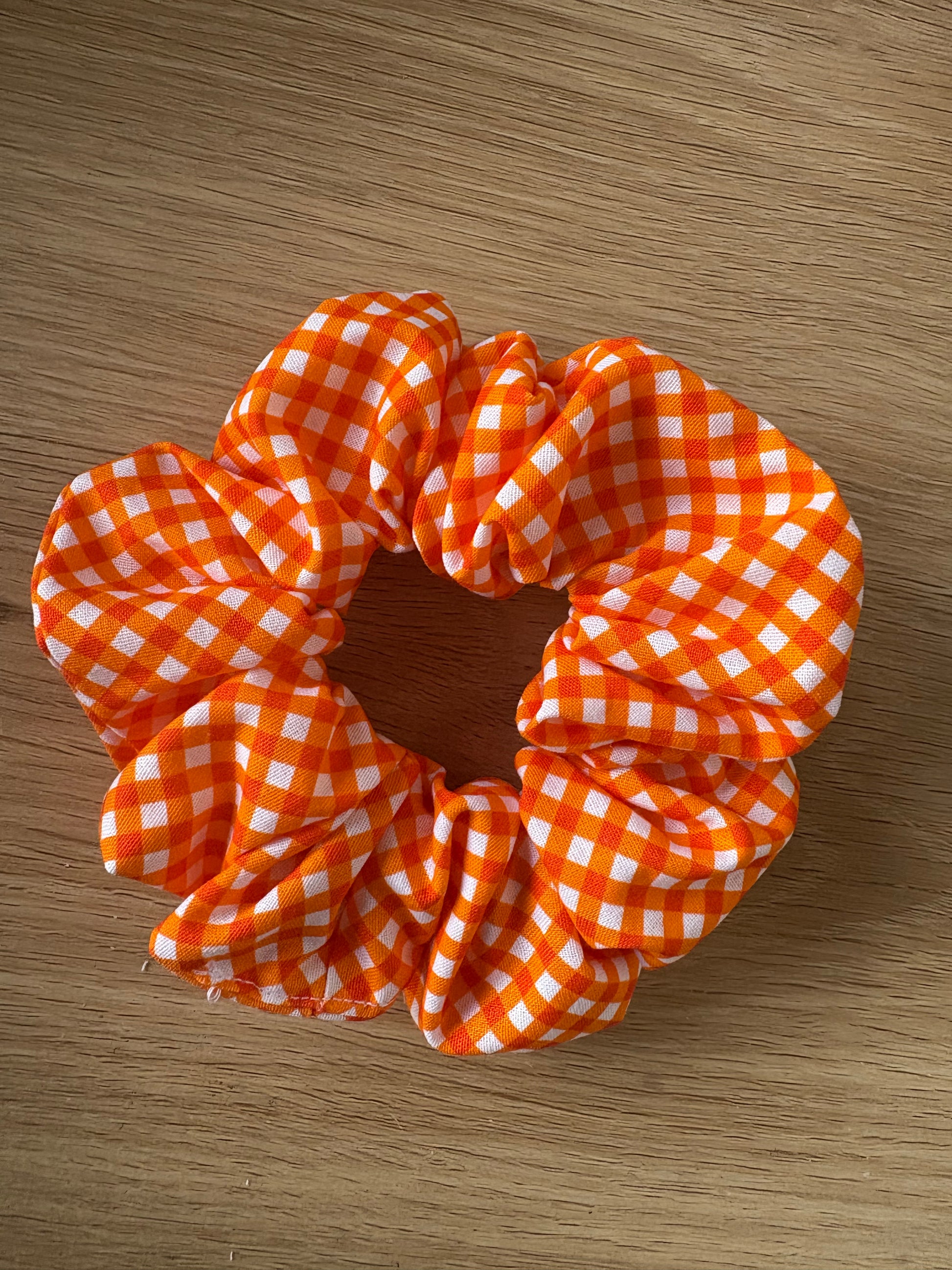 Gingham Scrunchie