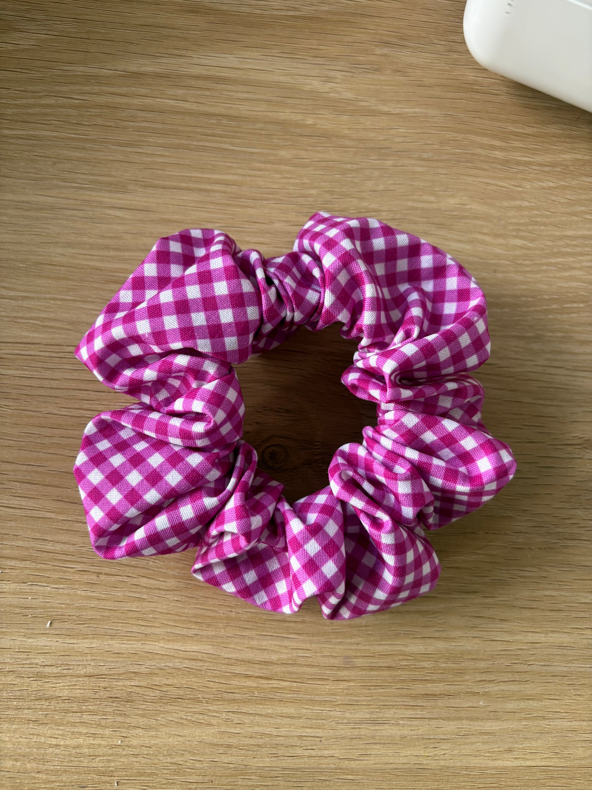 Gingham Scrunchie