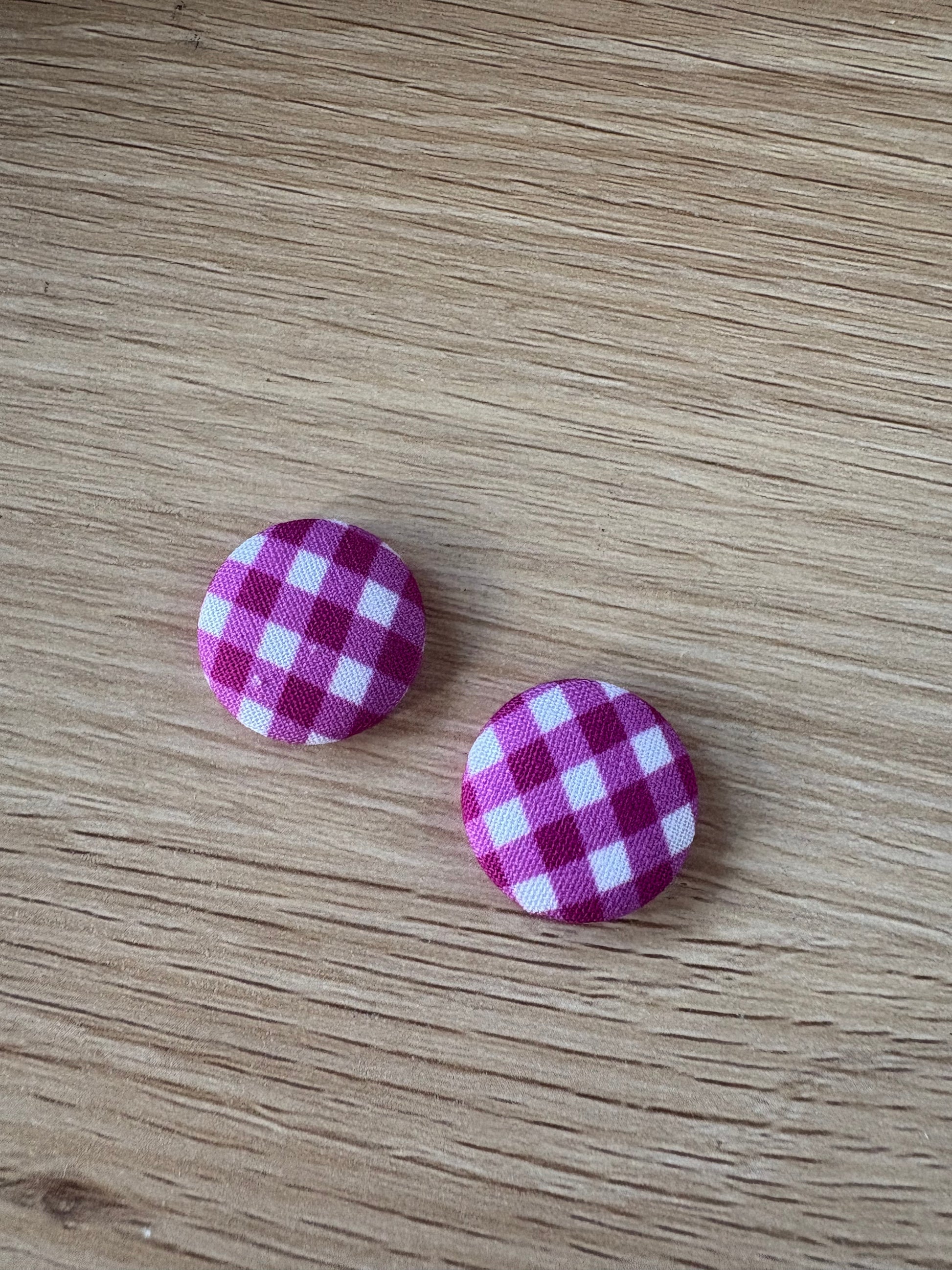 Gingham Earrings