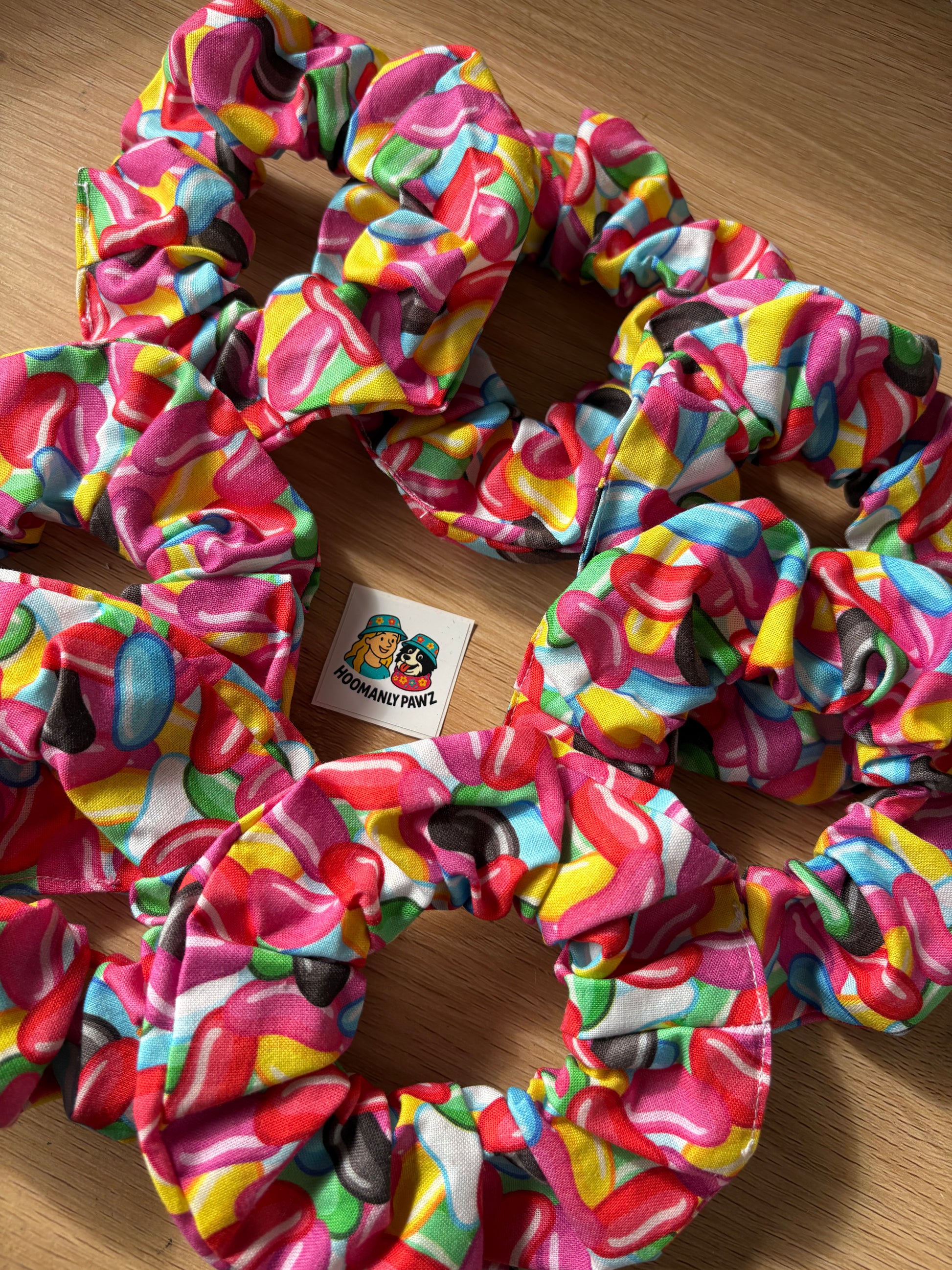 Jelly Bean Scrunchie