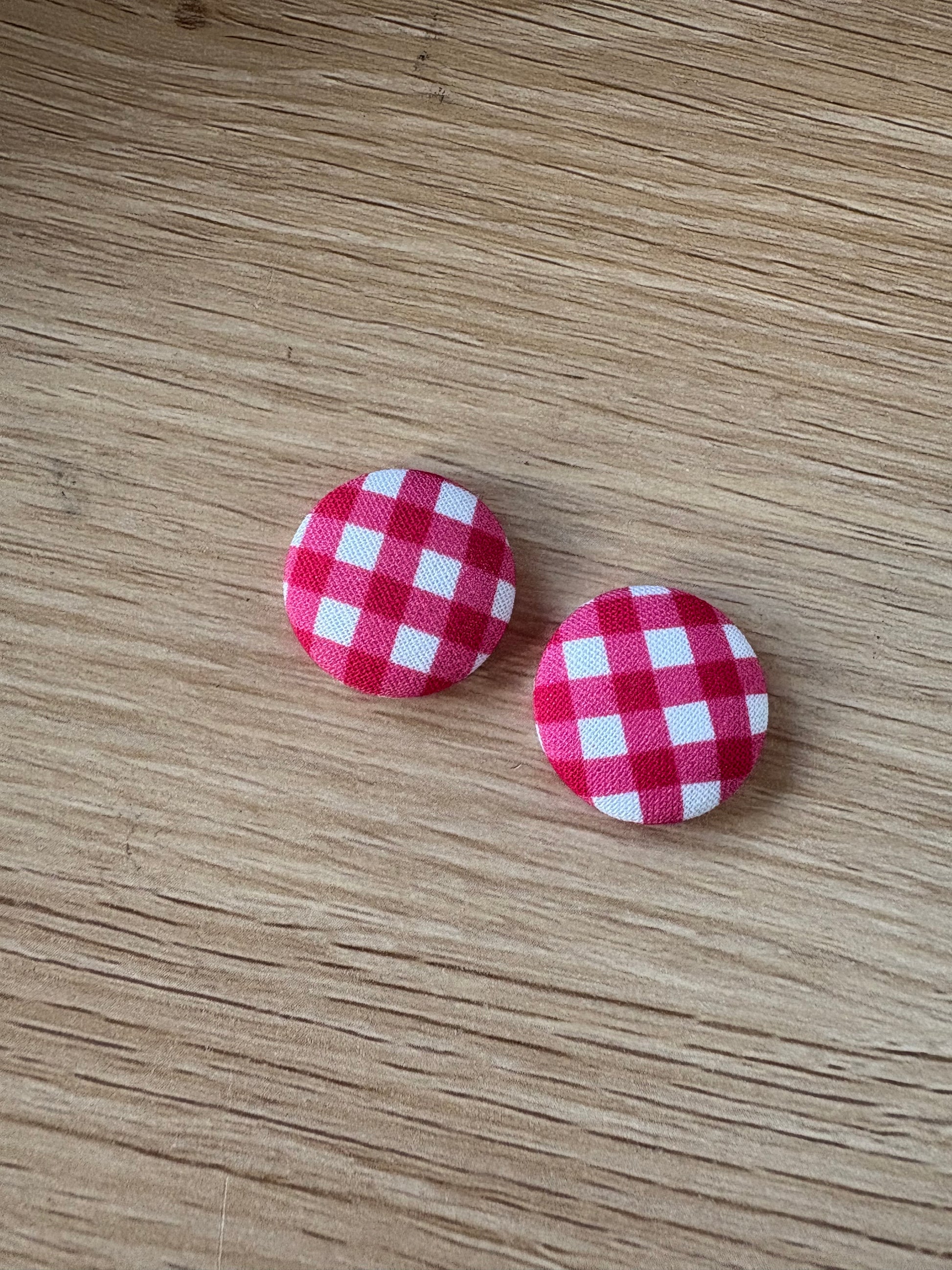 Gingham Earrings