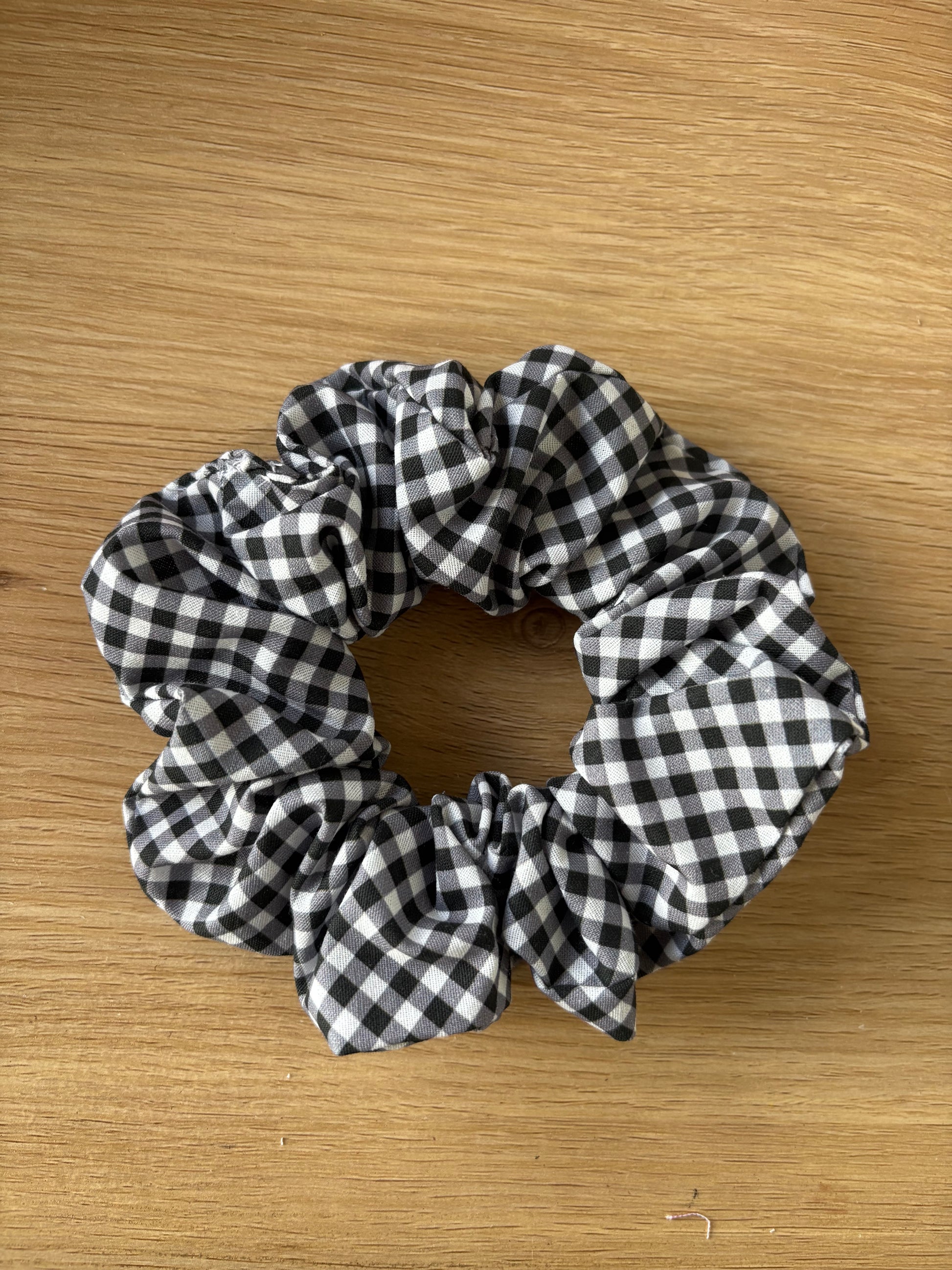 Gingham Scrunchie
